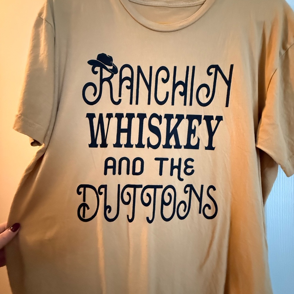 Yellowstone Graphic T-Shirt - Tan